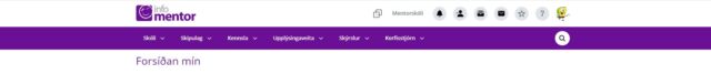 Í gær var útgáfa hjá Infomentor - grunnskólakerfinu og í mola vikunnar viljum við benda  á að forsíðan hefur nú fengið andlitslyftingu. Tilkynningahnapparnir efst eru með öðru útliti, leitargluggi opnast ef smellt er á stækkunarglerið og notendastillingar eru undir mynd/skammstöfum notanda efst til hægri. Nú er kerfisstjórnin einnig komin í fjólubláu stikuna í stað þess að vera undir "skólastjórnendur". Þegar verið er að vinna í kerfinu þá er hægt að smella á InfoMentor logið til að fara aftur á forsíðu. Við vonum að þessar breytingar falli í góðan farveg. 🤓